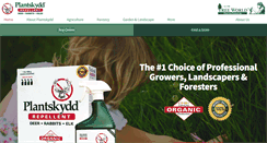Desktop Screenshot of plantskydd.com
