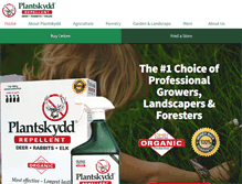 Tablet Screenshot of plantskydd.com